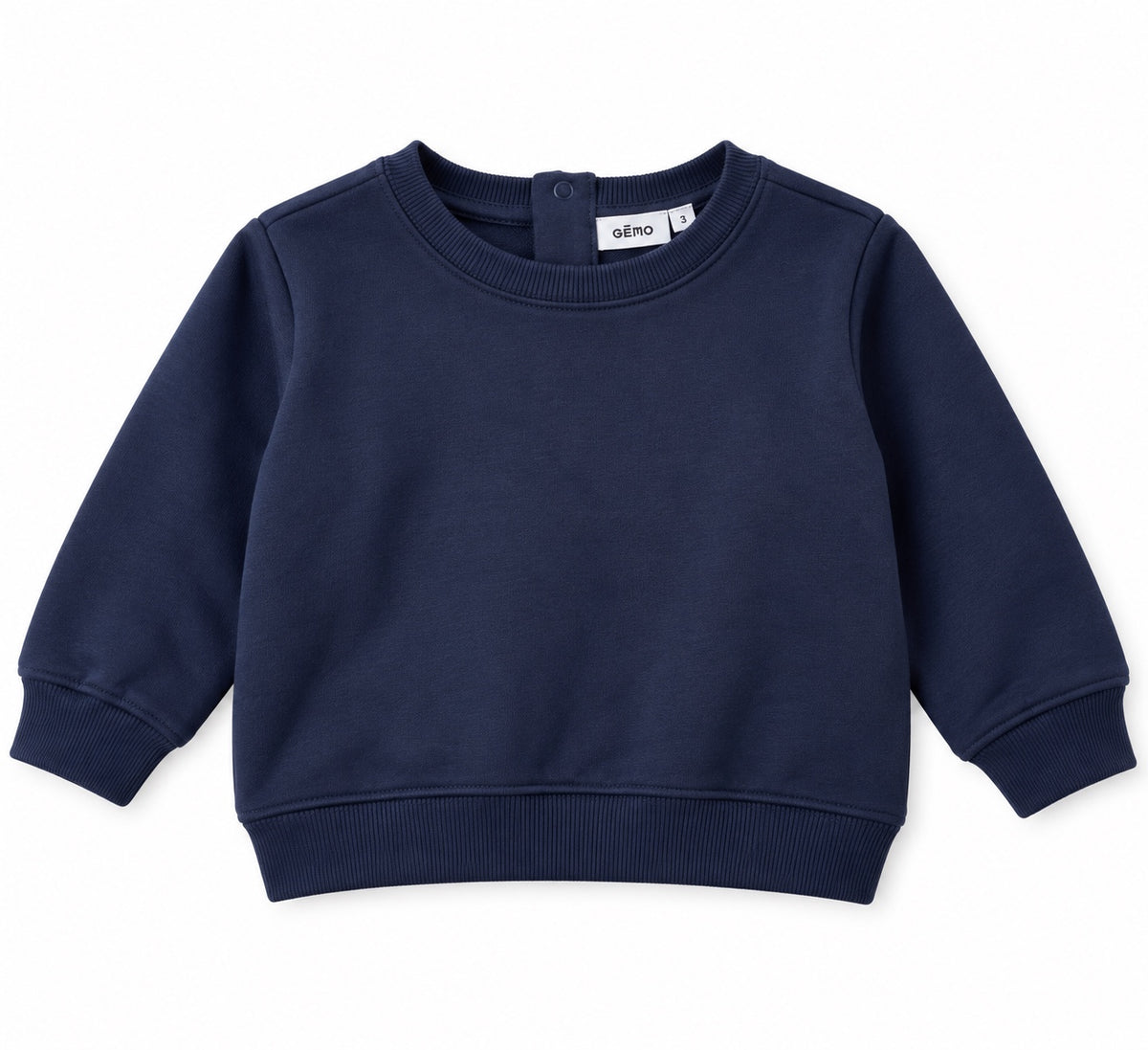 Plain navy blue sweatshirt