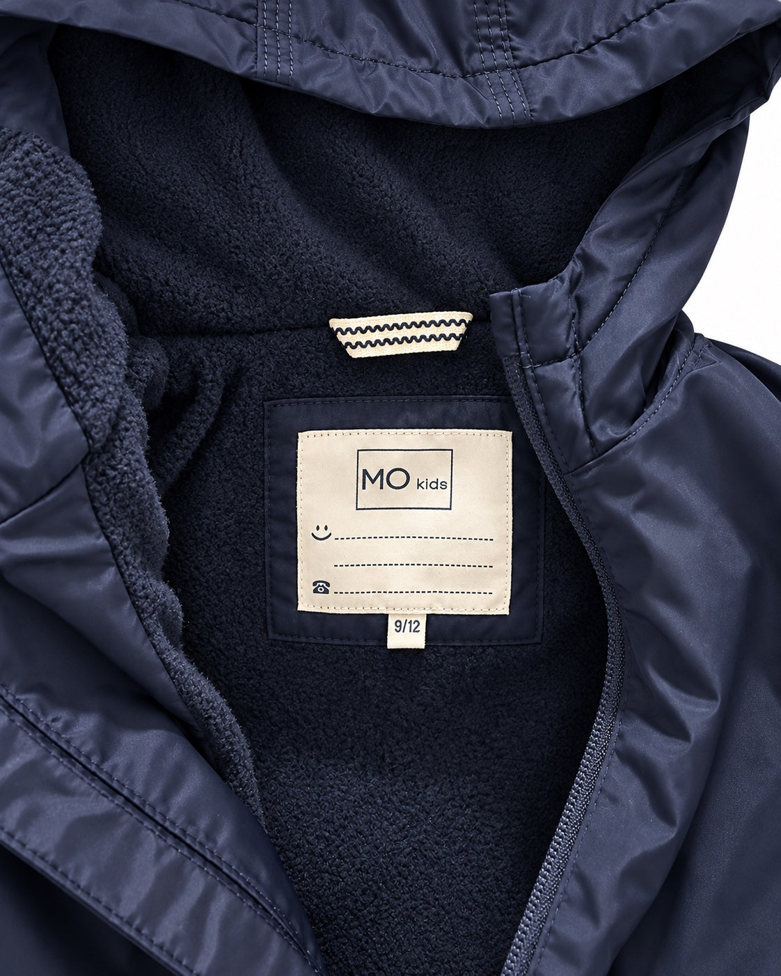 MO Kids Baby Fleece-Lined Hooded Jacket – Color Variety