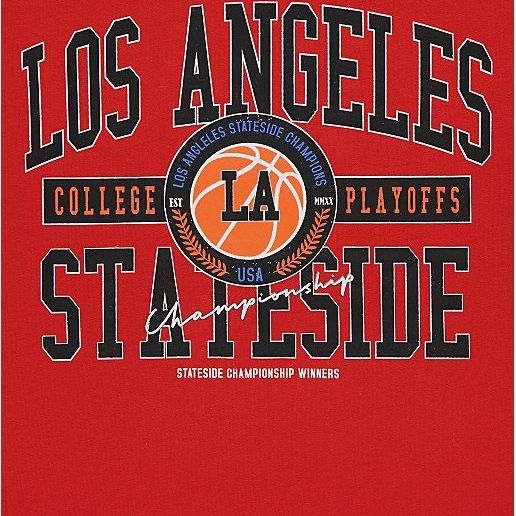 George Kids 4-Piece Pyjama Set – Los Angeles Red & Grey